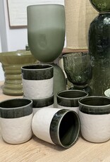 Pomax Koffiebeker Large - set van 4  - groen