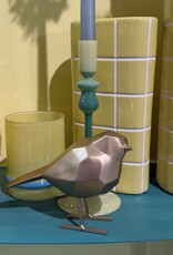 Present time Vogel origami  - goudkleur