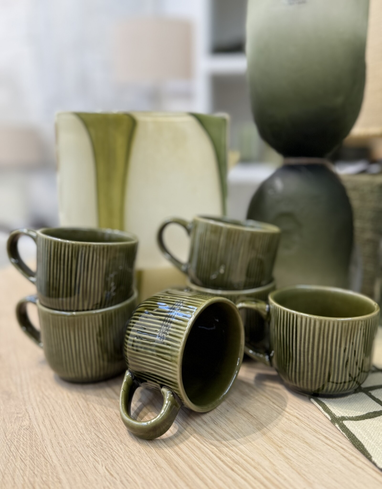 Mica decorations Koffiebeker Nusa - set van 6