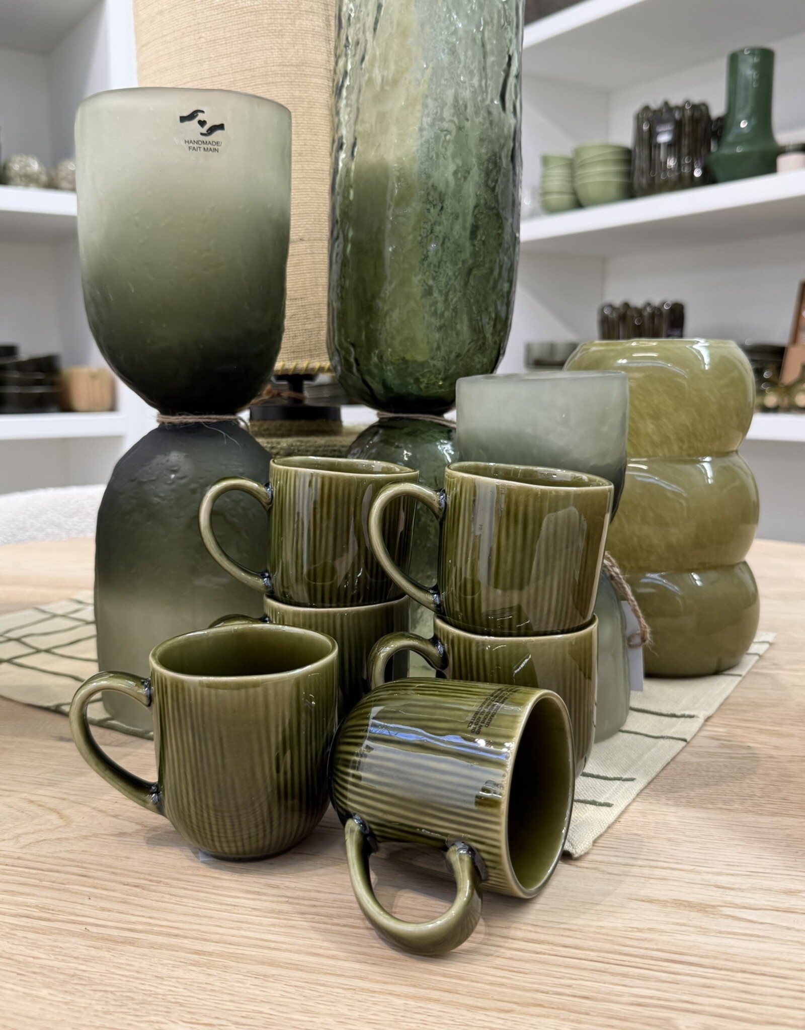 Mica decorations Koffiebeker Nusa - set van 6
