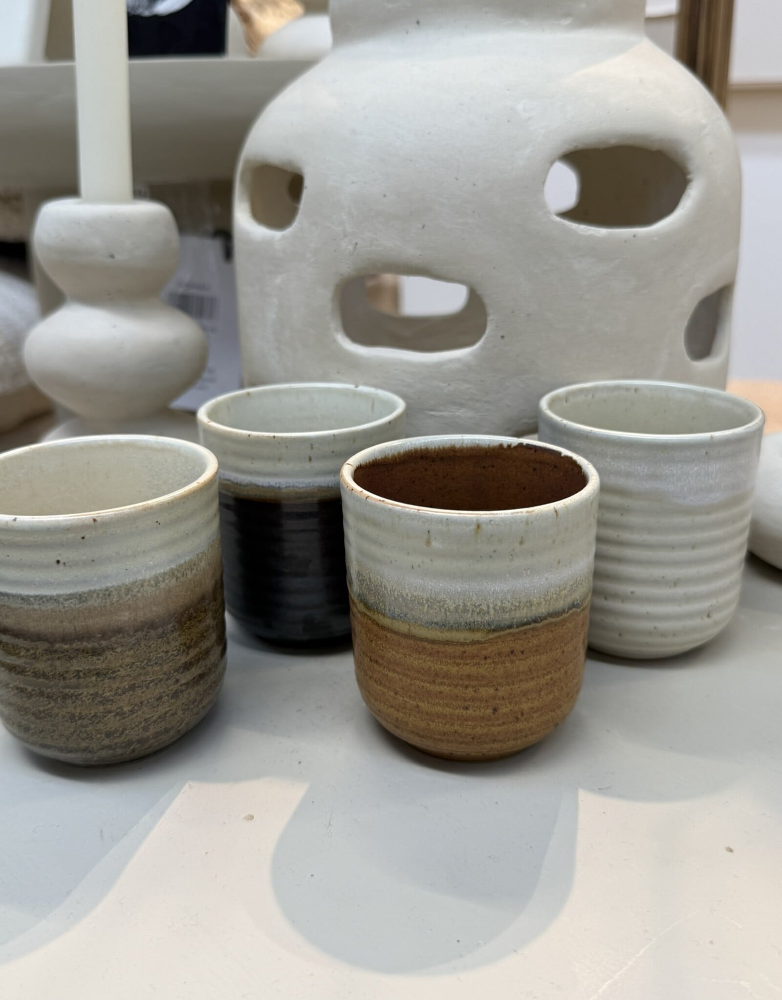 Mica decorations Koffiebeker Ethan  - set van 4