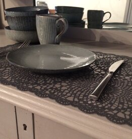 Kersten Placemat donker grijs -  set van 4
