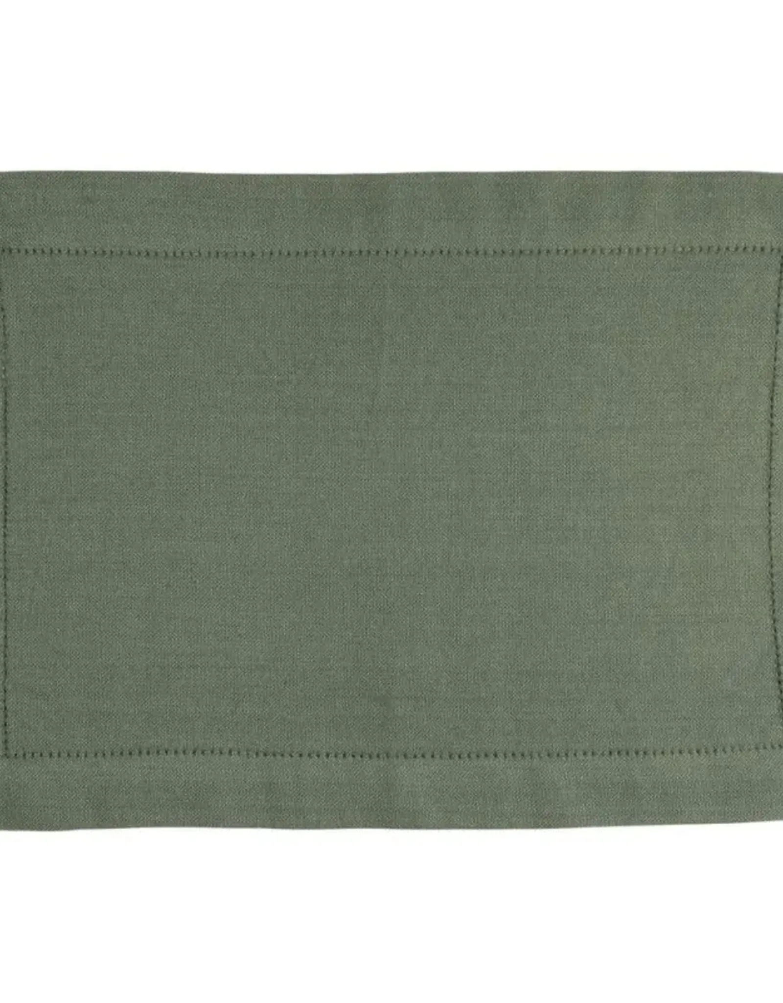Linen & More Placemats set van 4   - armygroen