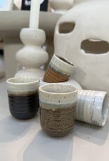Mica decorations Espresso beker Ethan - set van 4