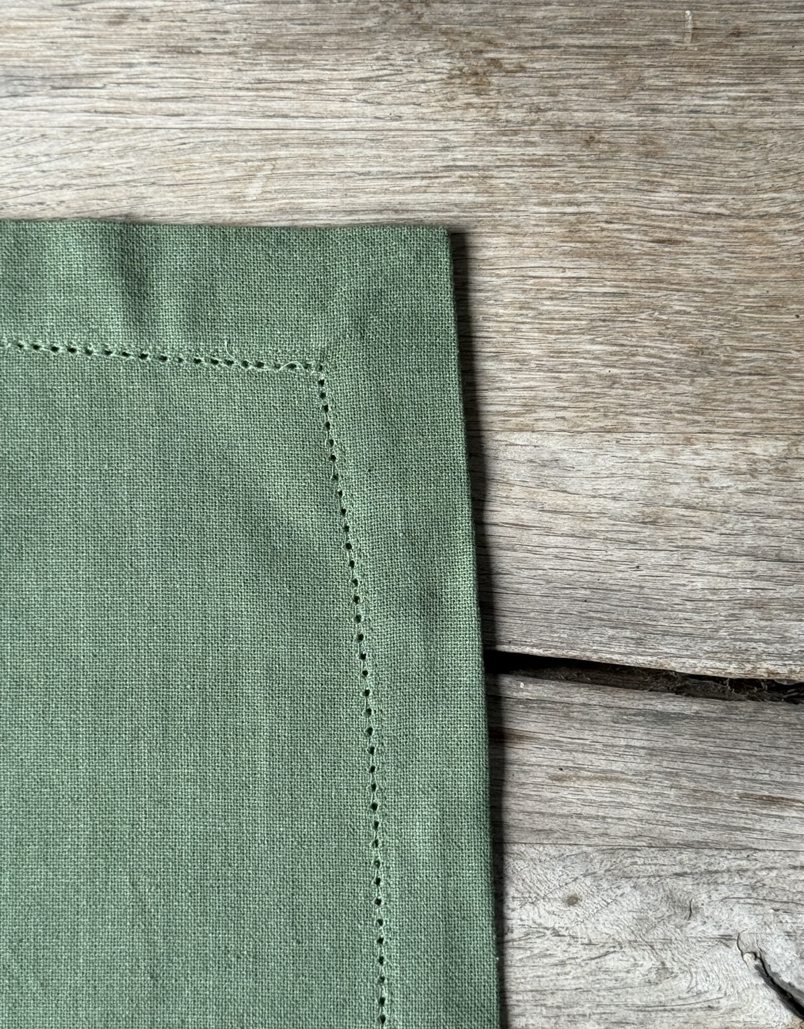 Linen & More Placemats set van 4   - armygroen