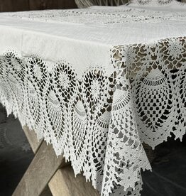 Kersten Tafelkleed kant medium - taupe