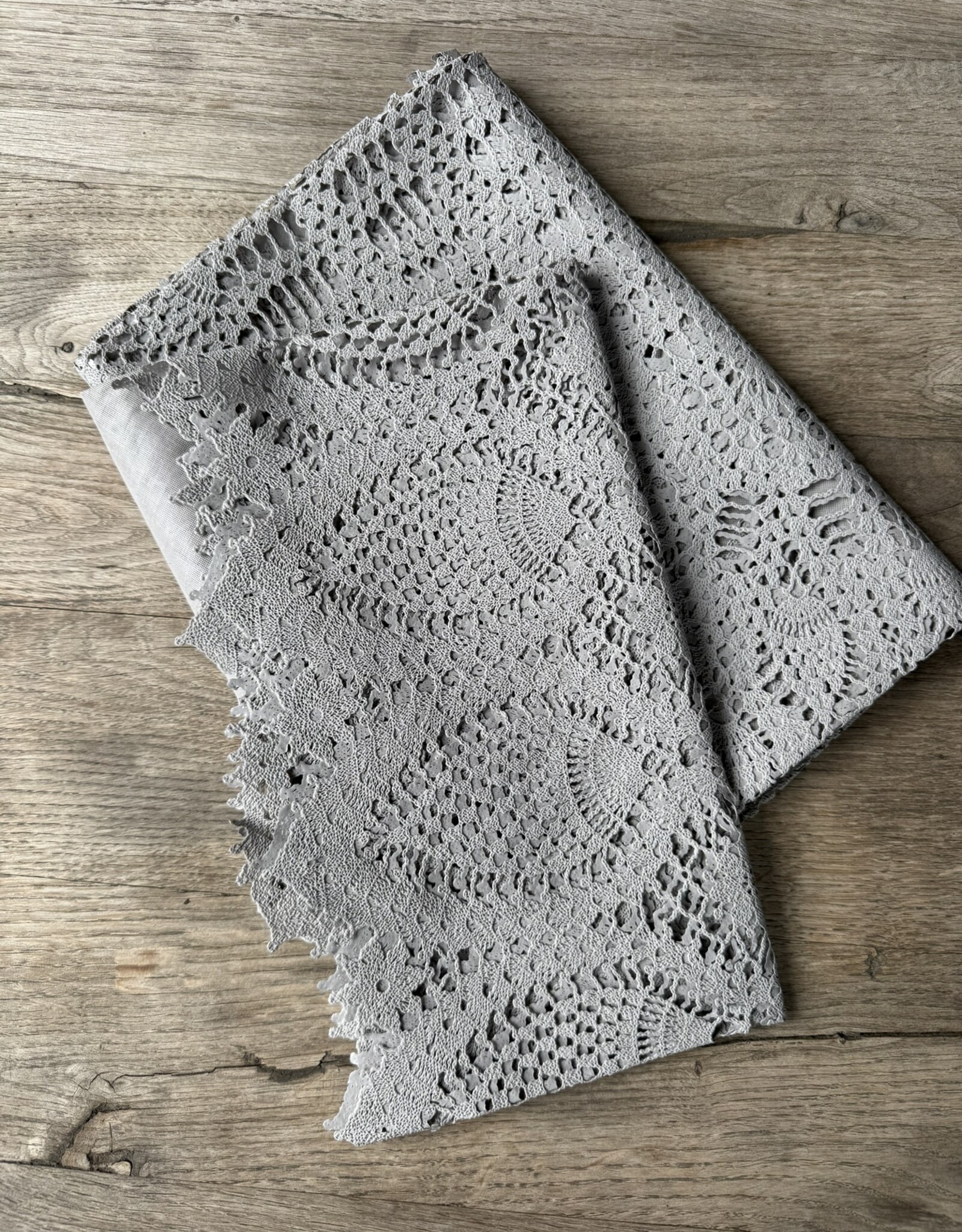 Kersten Tafelkleed kant - medium - taupe