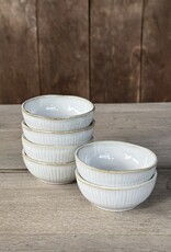 Mica decorations  Schaaltje Nusa - 8,5 cm  - set van 6