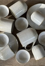 Mica decorations  Schaaltje Nusa - 8,5 cm  - set van 6