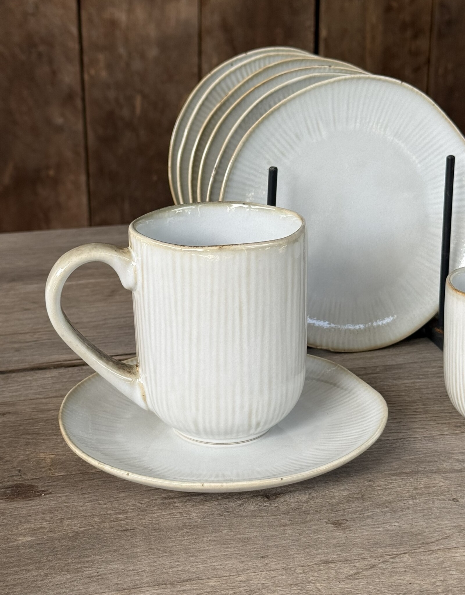 Mica decorations Mok met oor Nusa large - set van 6