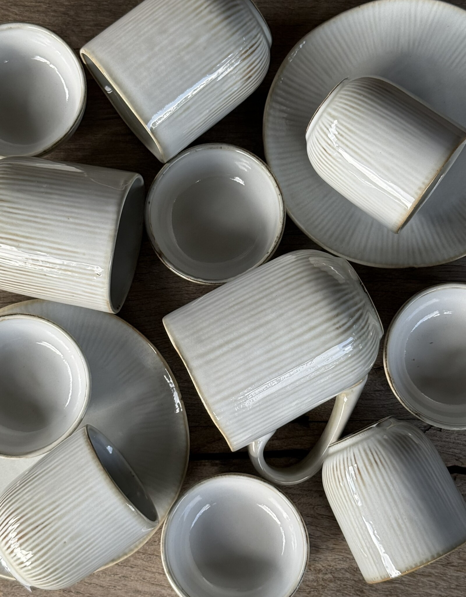 Mica decorations Mok met oor Nusa large - set van 6