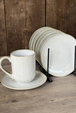 Mica decorations Gebaksbordje Nusa - set van 6