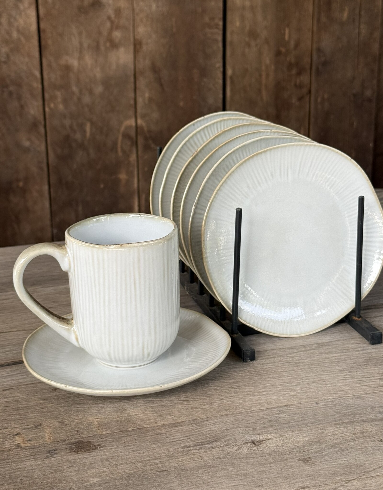 Mica decorations Gebaksbordje Nusa - set van 6