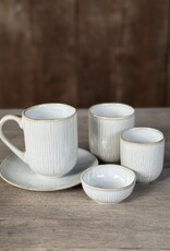 Mica decorations Koffiebeker Nusa off white- set van 6