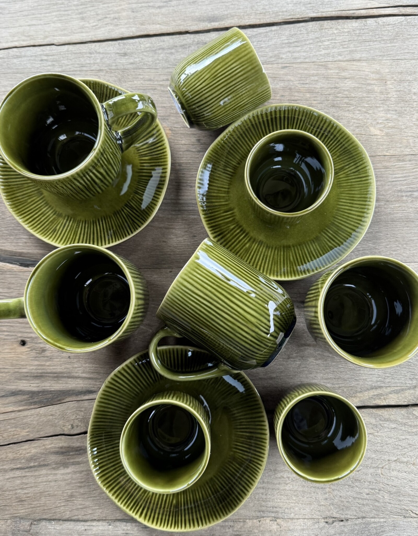 Mica decorations Koffiebeker Nusa large - set van 6