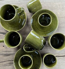 Mica decorations Koffiebeker Nusa large - set van 6