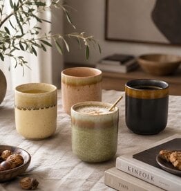 Mica decorations Koffiebeker Brino - set van 4