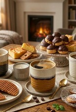 Mica decorations Koffiebeker Ethan  - set van 4