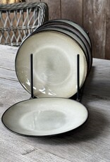 Lavandoux Gebaksbordjes - set van 8 - beige