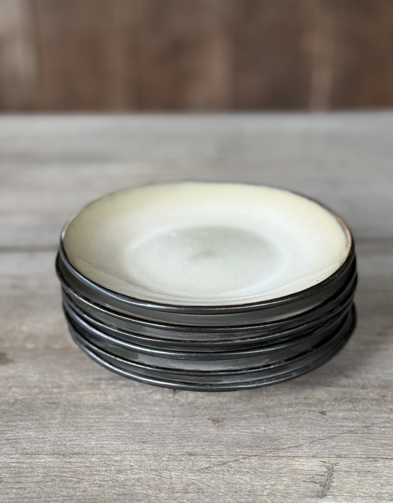 Lavandoux Gebaksbordjes - set van 8 - beige