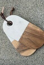 Serveerplankje marmer - set van 2