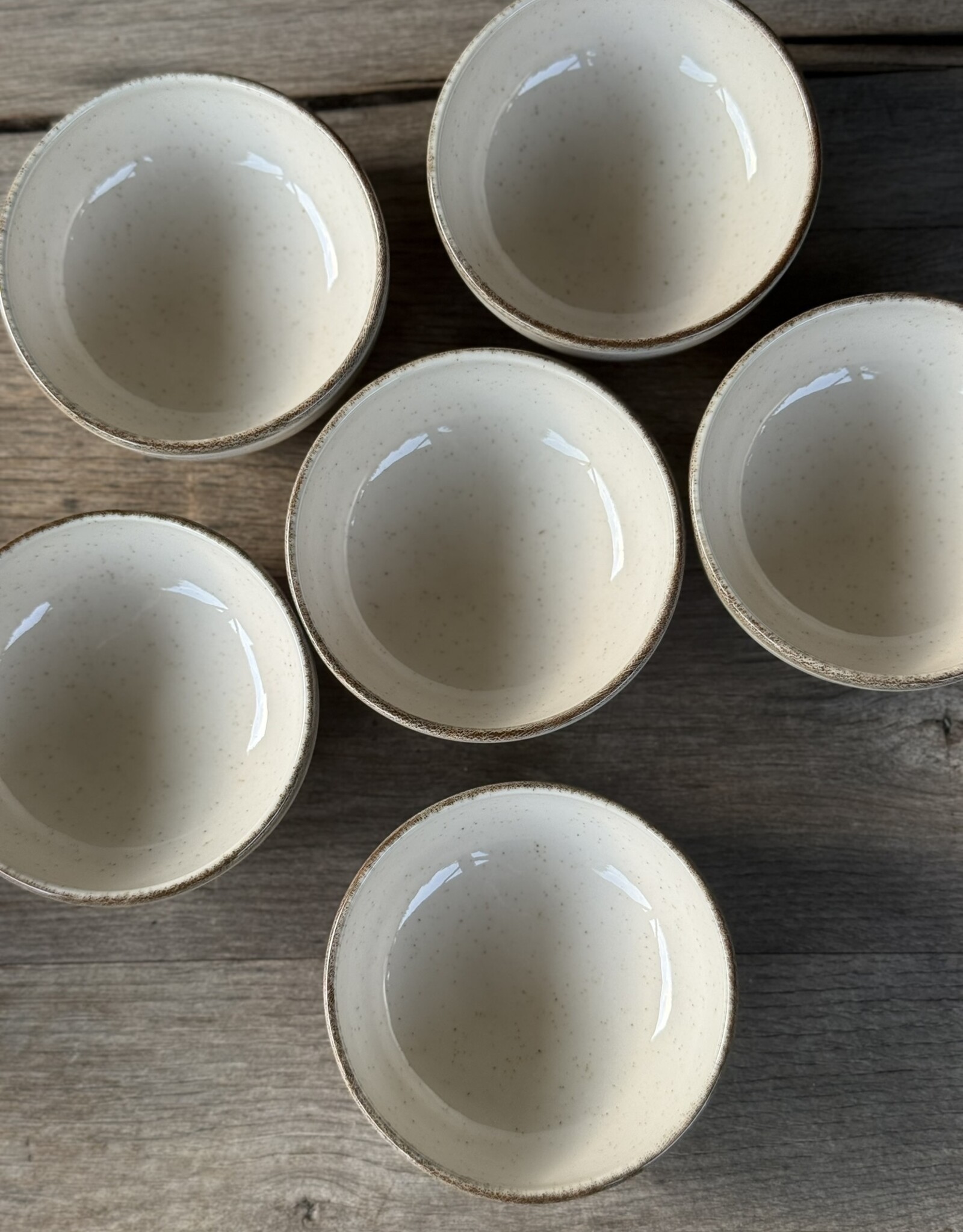 Kitchen Trend  Schaaltje 8 cm  ocean crème - set van 6