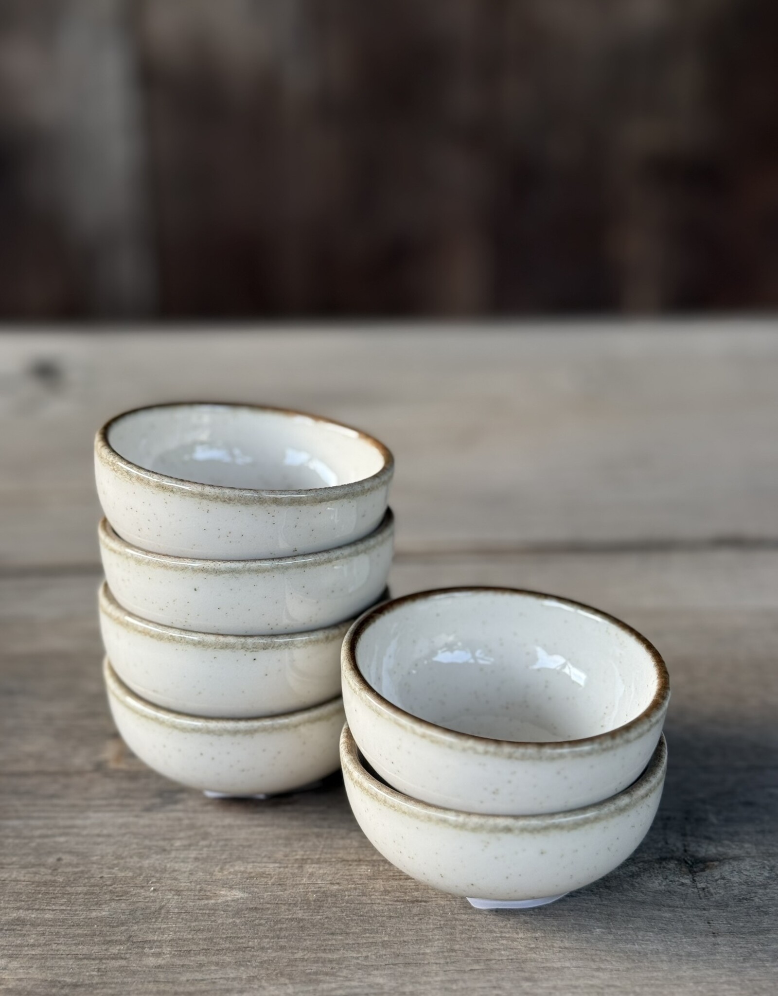 Kitchen Trend  Schaaltje 8 cm  ocean crème - set van 6