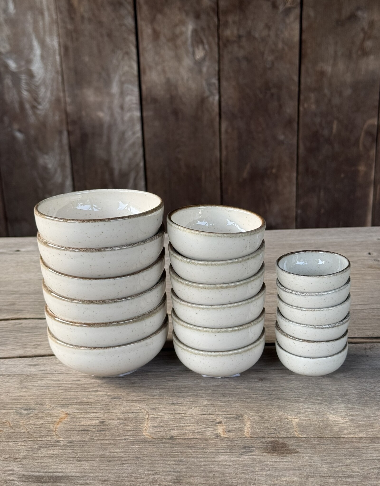 Kitchen Trend  Schaaltje 10 cm  ocean crème - set van 6