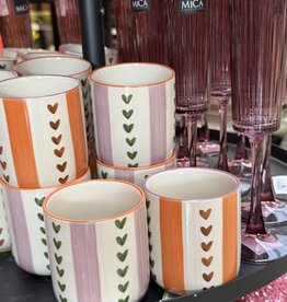 Mica decorations Koffiebeker Stef - set van 4
