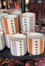 Mica decorations Koffiebeker Stef - set van 4