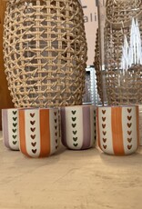 Mica decorations Koffiebeker Stef - set van 4