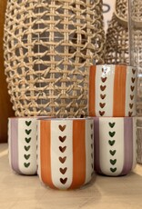 Mica decorations Koffiebeker Stef - set van 4
