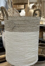 Eigen en anders Opbergmand - XL streep wit