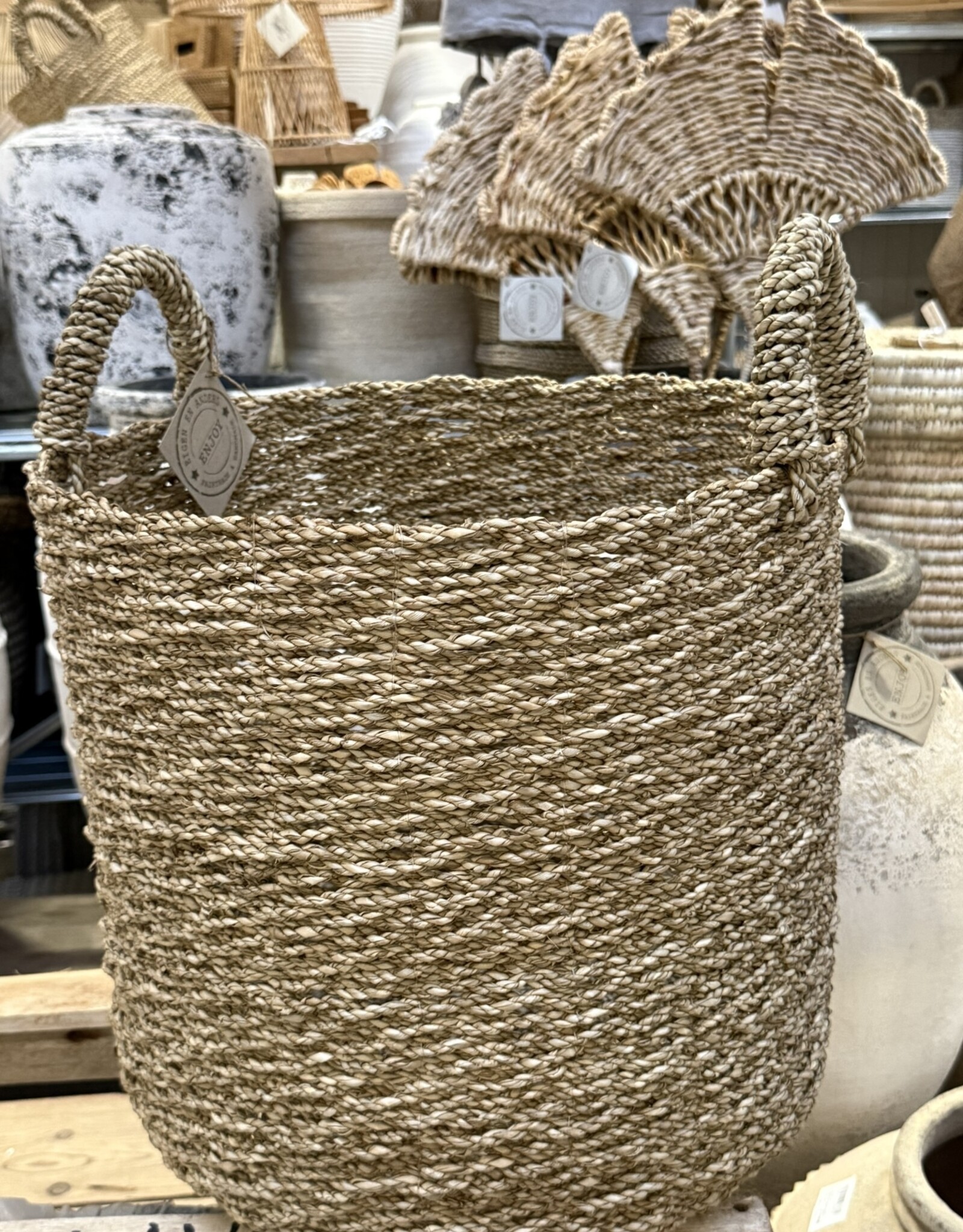 Eigen en anders Opbergmand - Large - natural twist