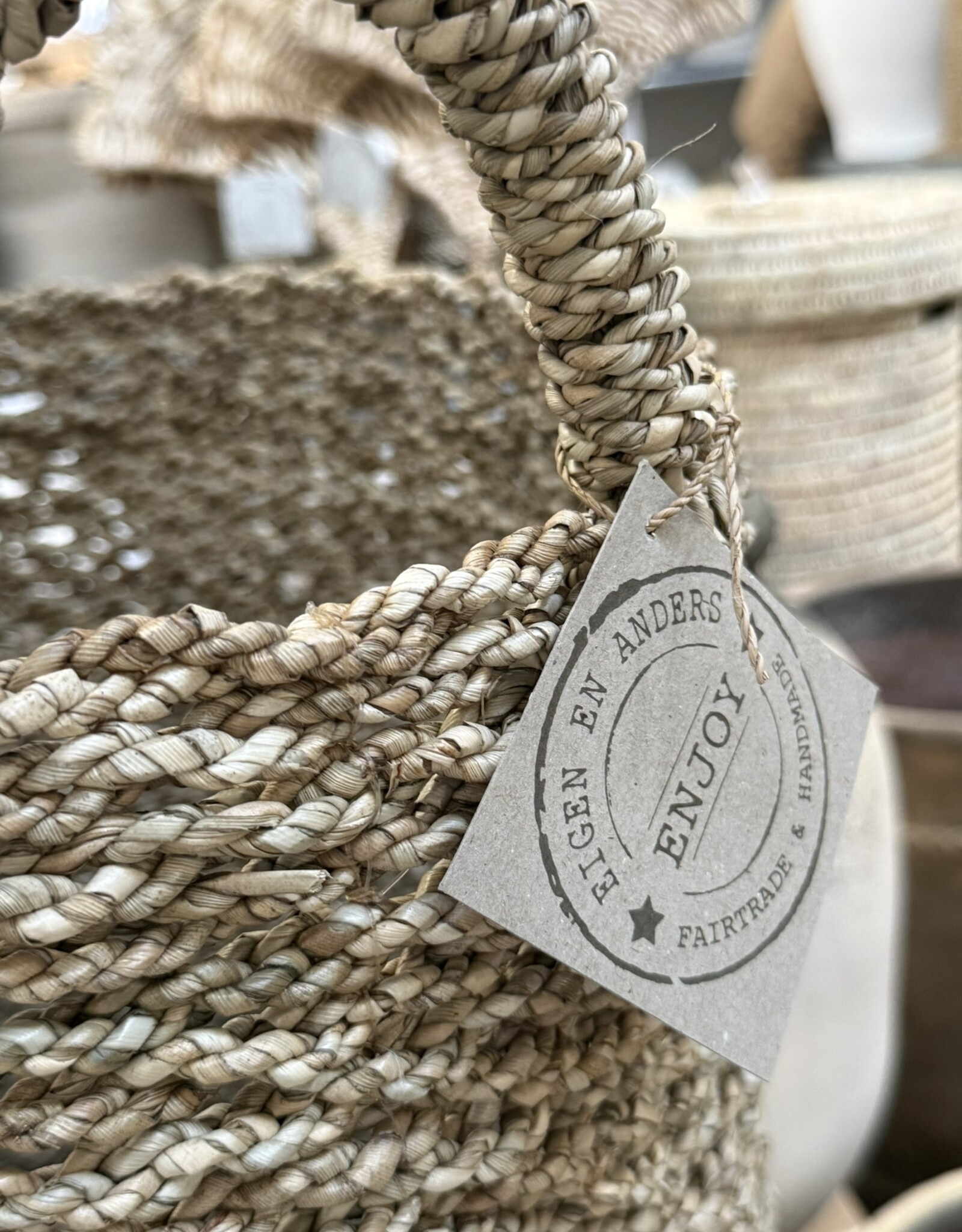 Eigen en anders Opbergmand - XL - natural twist