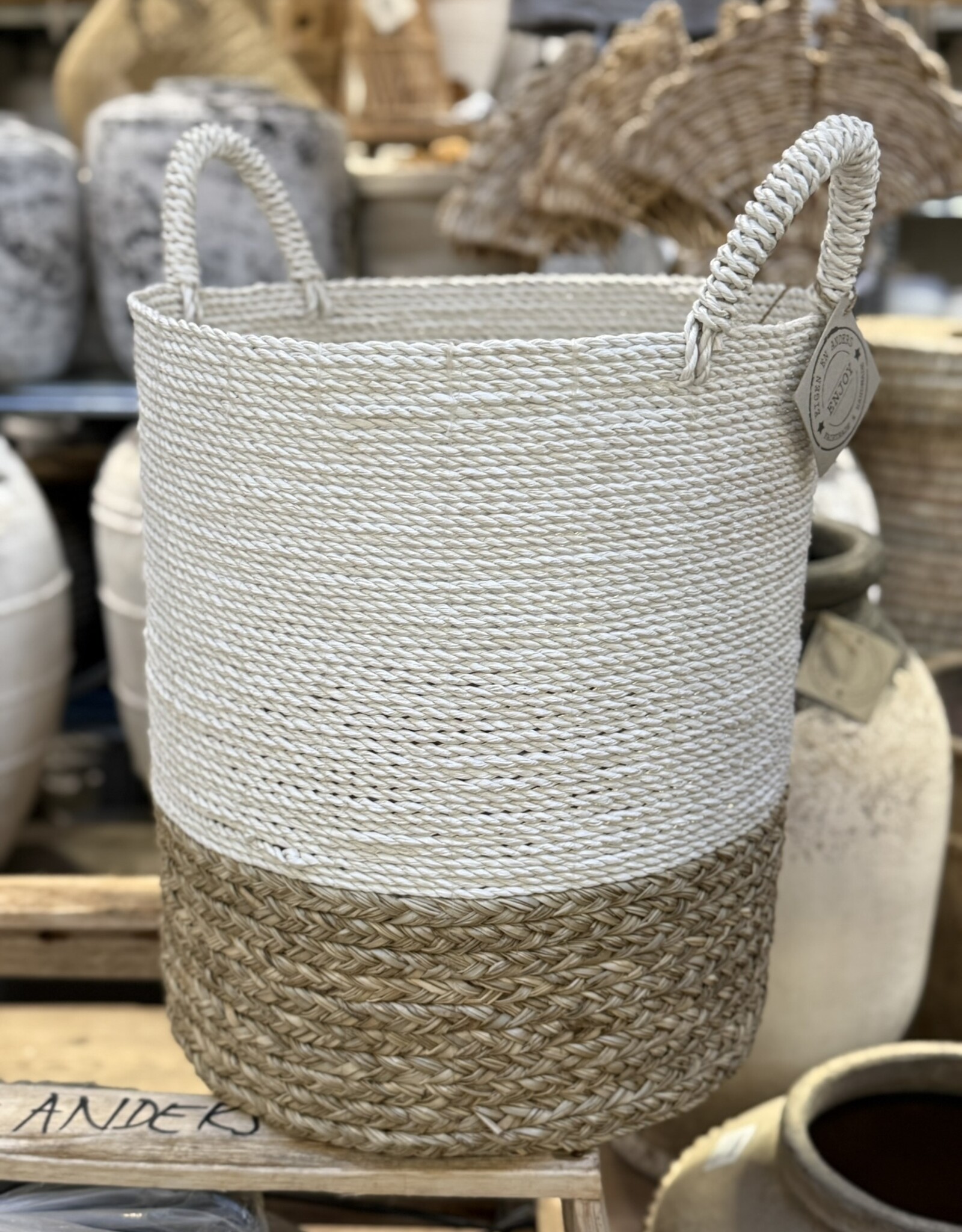 Eigen en anders Opbergmand - XL - natural weaving