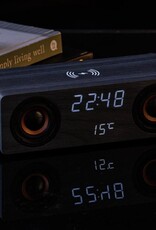 Karlsson Alarm klok classic - BT speaker - zwart