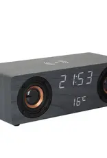 Karlsson Alarm klok classic - BT speaker - zwart