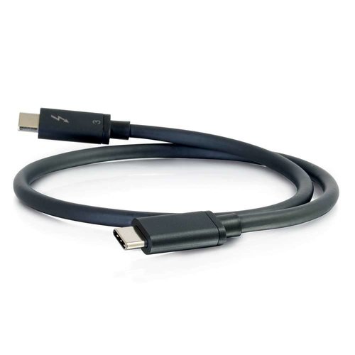 Cables To Go C2G 1 m Thunderbolt 3 Zwart 20 Gbit/s Cables To Go C2G 1 m Thunderbolt 3 Zwart 20 Gbit/s