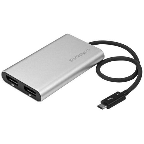 Startech StarTech.com Thunderbolt 3 naar Dual DisplayPort adapter 4K 60Hz Mac en Windows compatibel Startech StarTech.com Thunderbolt 3 naar Dual DisplayPort adapter 4K 60Hz Mac en Windows compatibel
