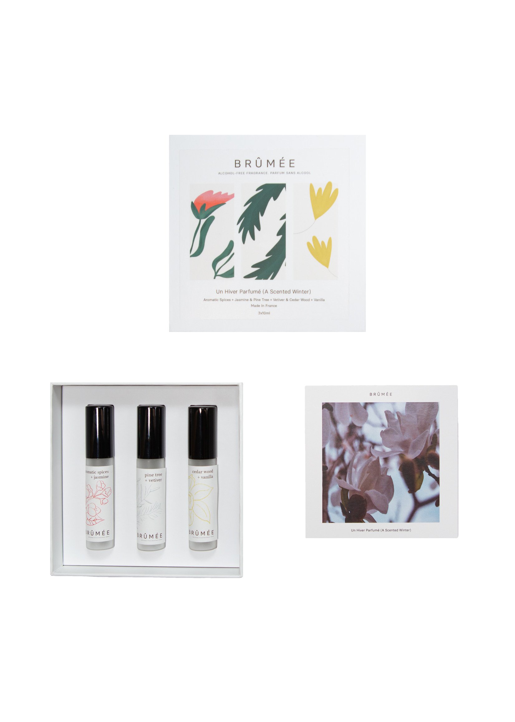 Brûmée Organic Parfum Un Hiver Parfumé - Alcohol-free Perfume Luxury Set