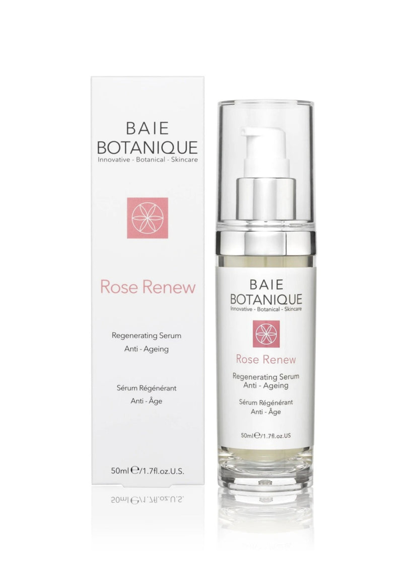 Baie Botanique Skincare   Rose Renew Regenerating Serum