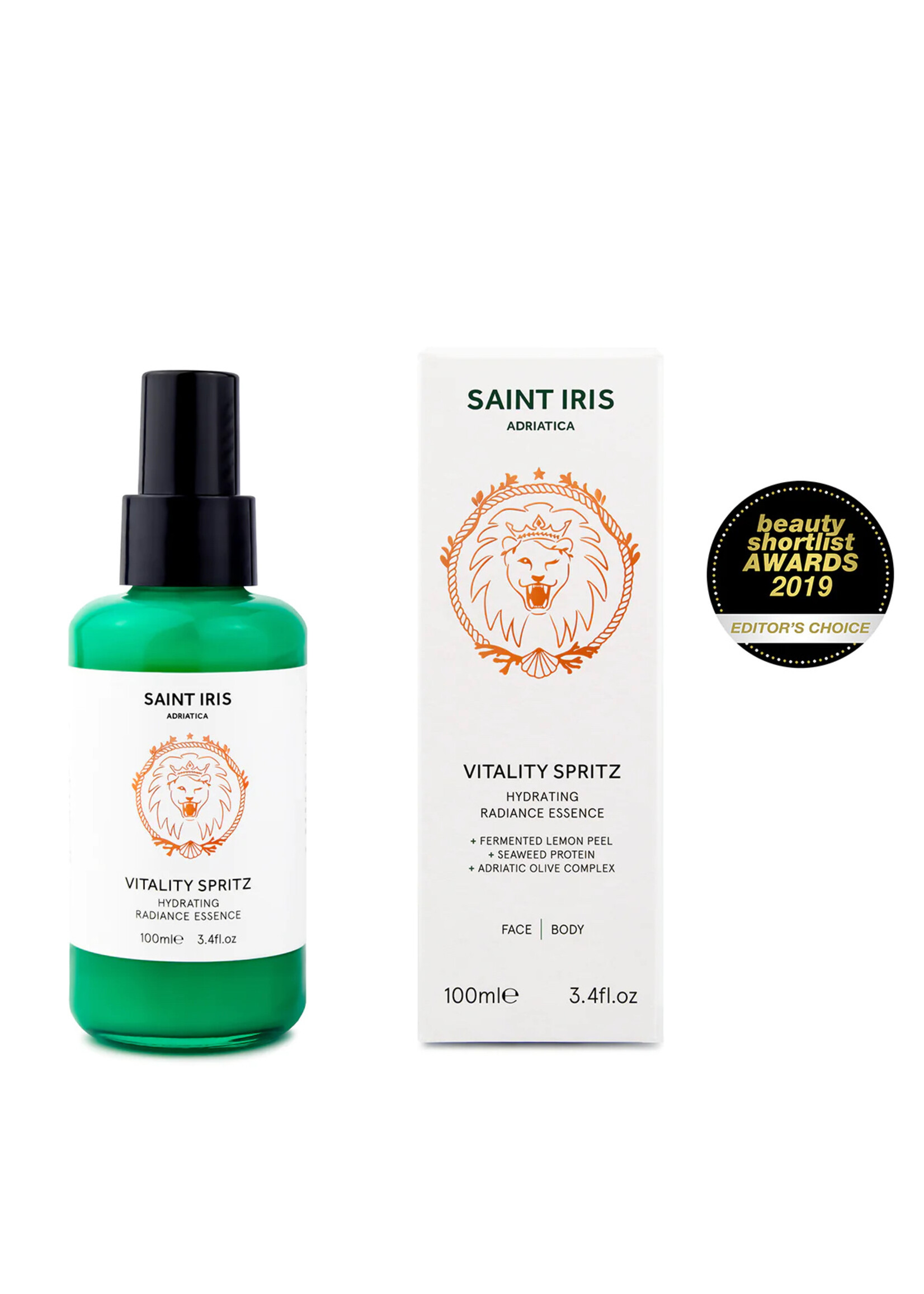 Saint Iris Skincare Vitality Spritz, essence