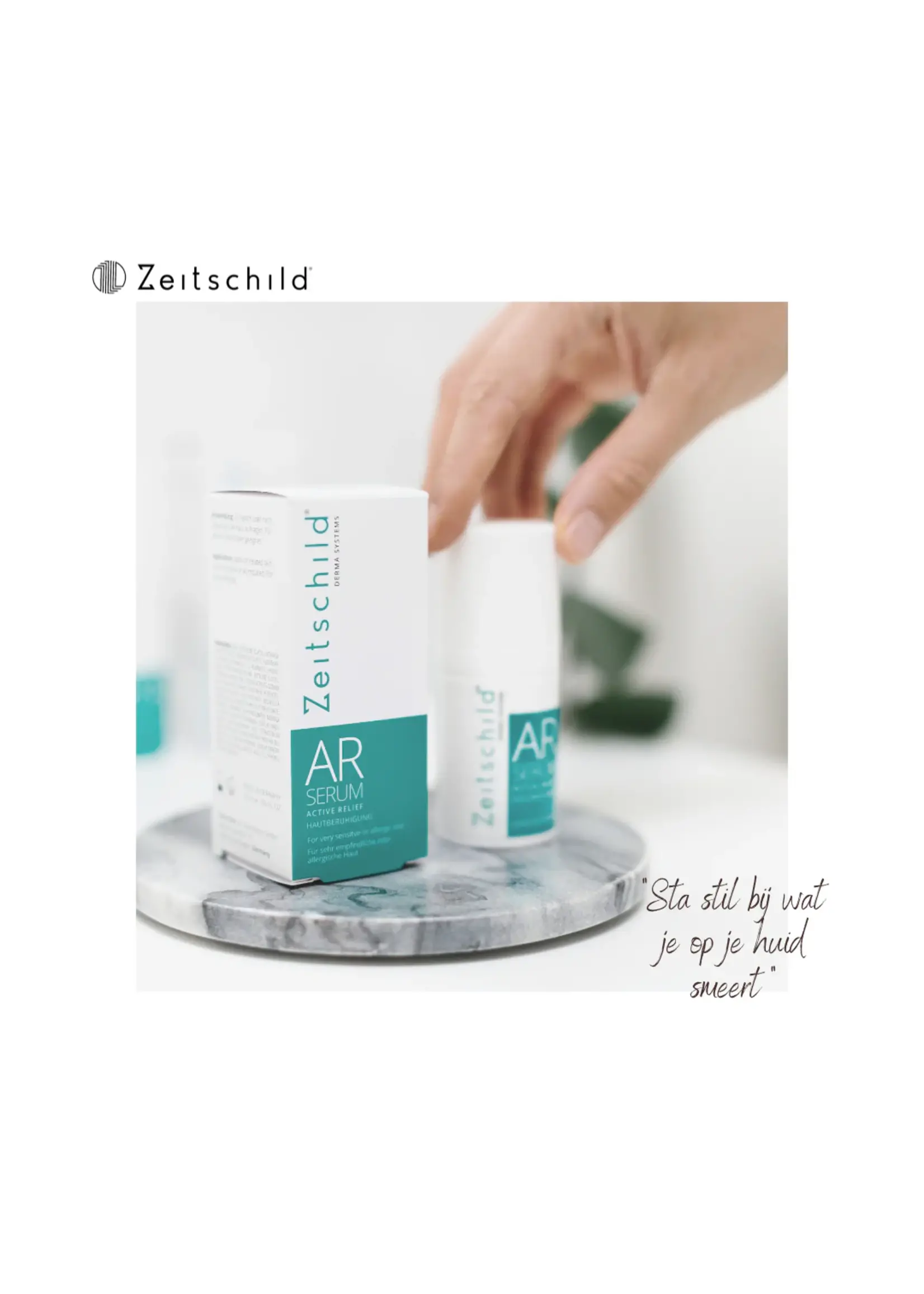 Zeitschild Skincare AR Active Relief serum
