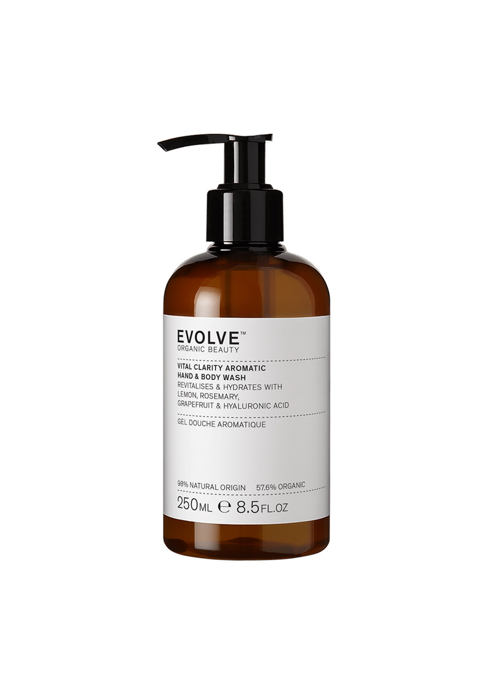 Evolve Organic Beauty  VITAL CLARITY AROMATIC HAND & BODY WASH