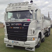 Zonneklep type 3-D voor Scania R-serie met Highline cabine Zonneklep type 3-D voor Scania R-serie met Highline cabine