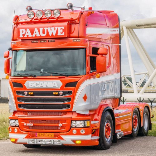 Scania Scania Streamline Zonneklep 2D met lijn