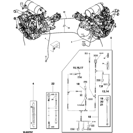 John Deere ELECTRICAL CONNECTOR ASSY