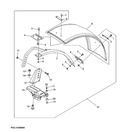 John Deere FENDER