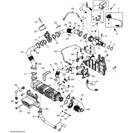 John Deere ABGASRÜCKFÜHRUNGSVENTIL